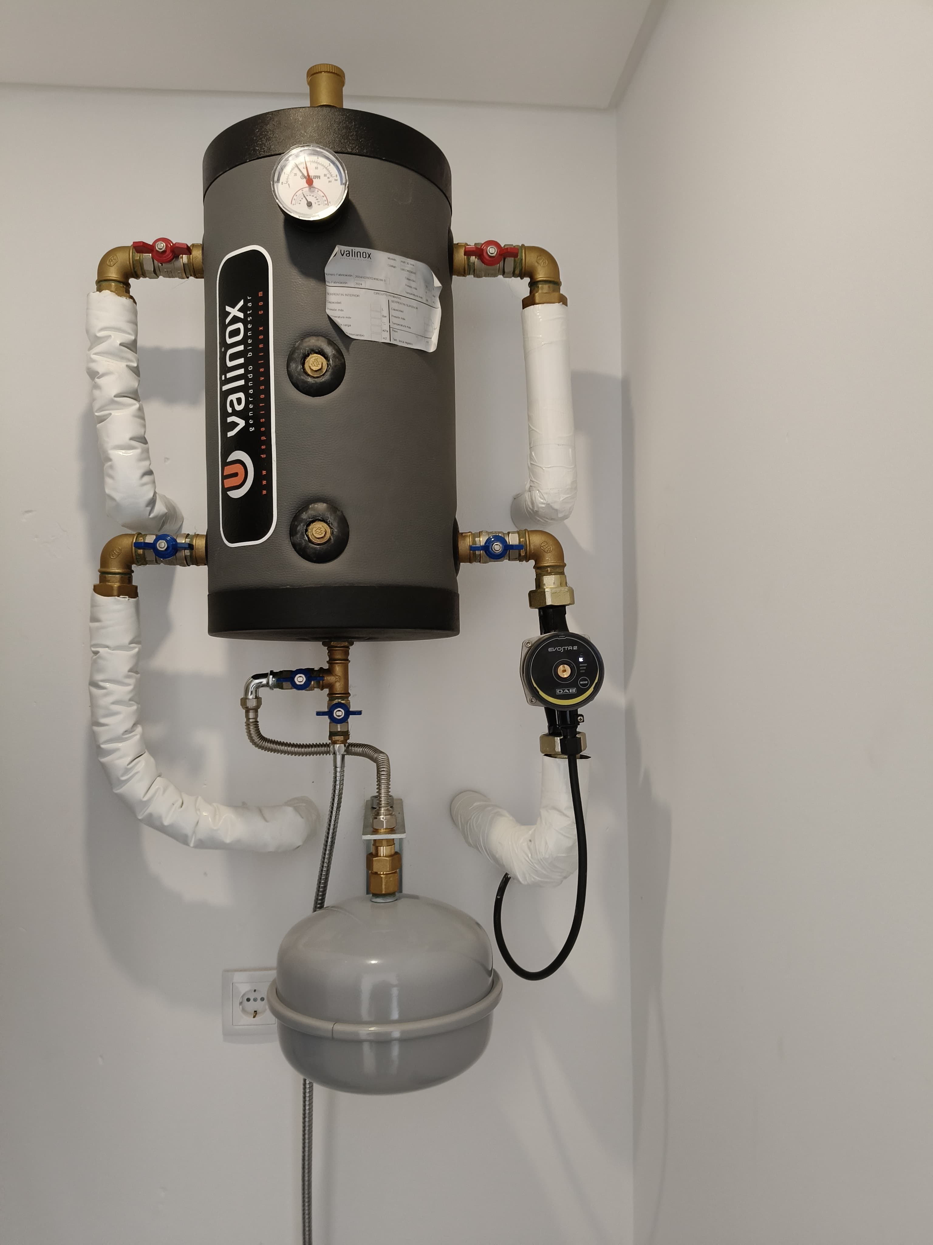 Esquentador e sistema de AQS