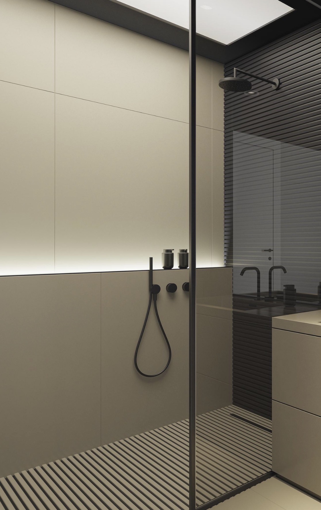 Casa de banho de luxo — moradia em Portugal